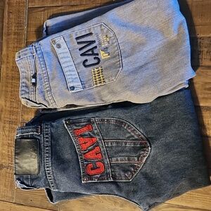 Cavi Deisnger Jeans Relaxed Fit 2 Pairs Boys Size 8 (26)